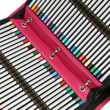 Leather (PU) Pencil Case 216 Pencil Slots