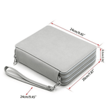 Leather (PU) Pencil Case 124 Pencil Slots