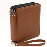 Leather (PU) Pencil Case 124 Pencil Slots
