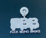 FBB CUSTOM DIAMOND PENDANT ICED OUT