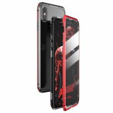 LUPHIE Luxury Double sided glass Metal Magnetic Case for iPhone XS MAX iPhone X XR 7 8