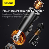 Baseus Car Air Compressor Portable Electric Air Pump Mini Auto Tyre Inflator Car Air Tire Pump For Car Bicycle Moto Boat