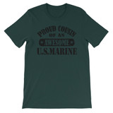 Proud Cousin of an Awesome US Marine Unisex short sleeve t-shirt