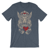 Lion Hearted Unisex short sleeve t-shirt