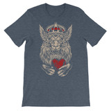 Lion Hearted Unisex short sleeve t-shirt