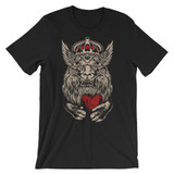Lion Hearted Unisex short sleeve t-shirt