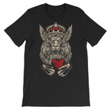 Lion Hearted Unisex short sleeve t-shirt