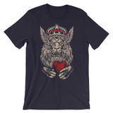 Lion Hearted Unisex short sleeve t-shirt