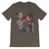 Zombie Love Unisex short sleeve t-shirt
