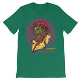 Zombie Hipster Unisex short sleeve t-shirt