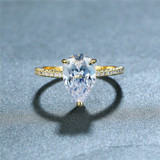 Minimalist Crystal Ring