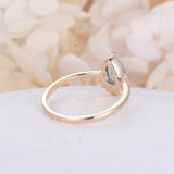 Tear-shaped Wedding Ring