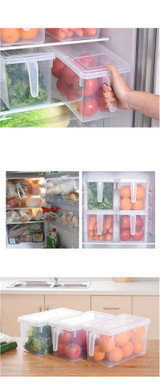 Kitchen Transparent Storage Box Grains Beans Storage Contain Sealed Home Organizer Food Container Refrigerator Storage Boxes