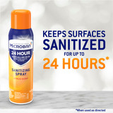 Microban 24 Hour Disinfectant Sanitizing , Citrus, 2 count, 15 fl oz each