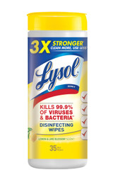 Lysol Disinfecting Wipes, Lemon & Lime Blossom, 35ct