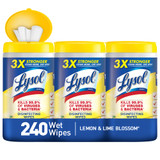 Lysol Disinfecting Wipes, Lemon & Lime Blossom, 80ct