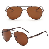 Men's Aviation Spring Leg Alloy Polarized Sunglasses