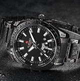 Men's Steel Waterproof Casual Quartz Watch