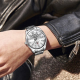 Men's Steel Waterproof Casual Quartz Watch