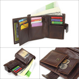 Men's Vintage Genuine Leather Multifunctional Wallet