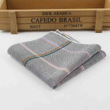 Men's 100% Cotton Handkerchief Scarves Vintage Plaid