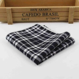 Men's 100% Cotton Handkerchief Scarves Vintage Plaid