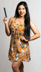 FLORAL BUTTON DOWN DRESS