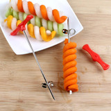 UPORS Vegetables Spiral Knife Carving Tool Potato Carrot Cucumber Salad Chopper