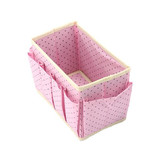 Home Cosmetic Storage Box With 8 Pockets Desktop Organizer