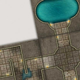Digital Forge: Warlord's Dungeon - Castle Dungeon Themed Modular Terrain Tiles