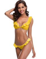 Ruffles Flounce  Bikini Set
