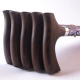 Aluminium Folding Telescopic Walking Stick(Floral Pattern with Wooden Grip)