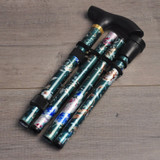 Aluminium Folding Telescopic Walking Stick(Floral Pattern) Aluminium Folding Telescopic Walking Stick(Floral Pattern)