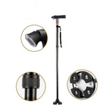 Yuetor Cane - 4-point LED Telescopic Folding Cane