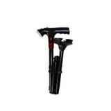 Yuetor Cane - 4-point LED Telescopic Folding Cane