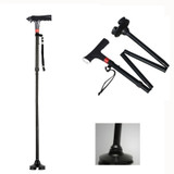 Yuetor Cane - 4-point LED Telescopic Folding Cane