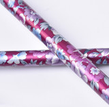 Ichigo Ichie Walking Cane - Thick Aluminium Shock Absorber Telescopic 3-point Movable Walking Stick (Floral Pattern)