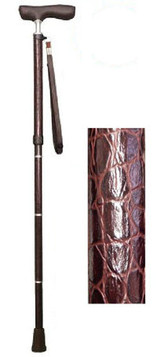 Shima Product Walking Cane - Premium Folding Aluminium Slim Neck Telescopic DX Walking Stick 折りたたみジョイントDXステッキ