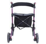 Thick Backrest Aluminium Rollator(Purple)