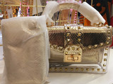 Studded Decor Clear Mini Satchel Bag With Inner Pouch
