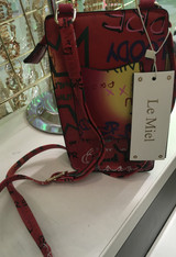 Gucci Inspired Graffiti Cross Body Side Purse