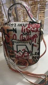 Gucci Inspired Graffiti Cross Body Side Purse