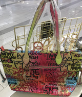 Gucci Inspired Graffiti Tote Purse Bag