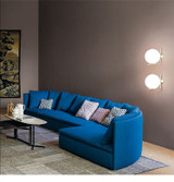 Modern Brass Globe Sconce