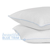 Set of Jacquard-Stripe Down Alternative Pillows