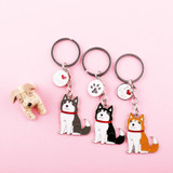 Husky Pendant Key Chain, Necklace, Brooch, or Bracelet