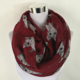 Cartoon Cat Print Scarf