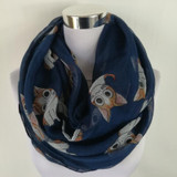 Cartoon Cat Print Scarf