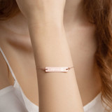 Sigma Phi Omega Rose Chain Bracelet