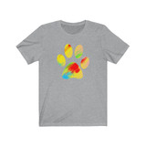 Cute Colorful Cat Paw T-shirt